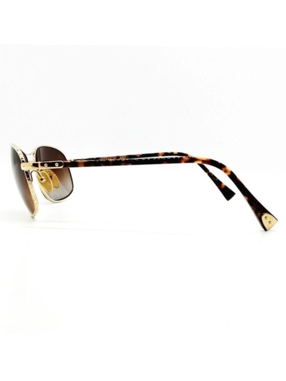 Authentic Louis Vuitton Aviator Sunglasses Gold Frame Gradient Lenses w/ Case - Picture 8 of 10